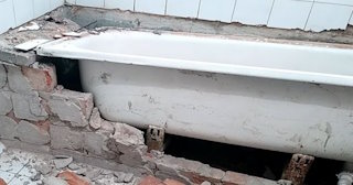 Демонтаж ванной комнаты в Рославле - стоимость работ от 820 руб. | Сварной-Рлв